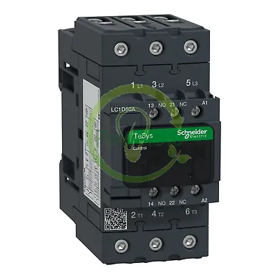 Buy Schneider Electric TeSys Deca Contactor 50A 40HP LC1D50AG7 1PCS • 125.85$