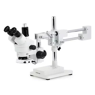Buy AmScope 3.5X-90X Industrial Trinocular Zoom Stereo Microscope W/ 80 LED Light • 554.99$