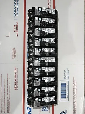 Buy Q115dfn 10 Pcs Siemens 1p 15a Afci/gfci Dual-function Plug-on Circuit Breakers • 460$
