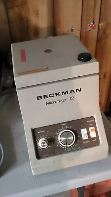Buy Beckman Microfuge 12 With Rotor • 100$