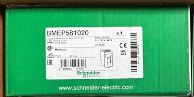 Buy Schneider Electric BMEP581020 Modicon M580 Controller Module Fast Free Ship • 1,025$
