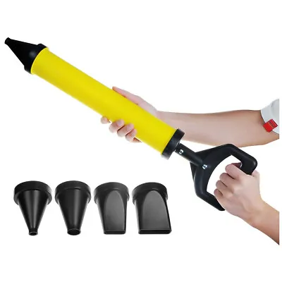 Buy Grout Caulking Guns Hand Tool Pump With 4 Nozzle For Grouting Stone And Concrete • 32.91$