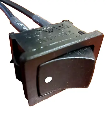 Buy Mini Rocker Switch Snap-in SPST On/Off Zing Ear ZE-200-1 W/ 7  Leads [96.8-360] • 9.50$