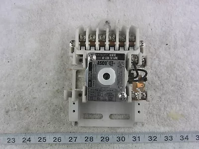 Buy Asco 917 Siemens CLM 6P 120V Coil Lighting Contactor Relay, Used • 176.95$