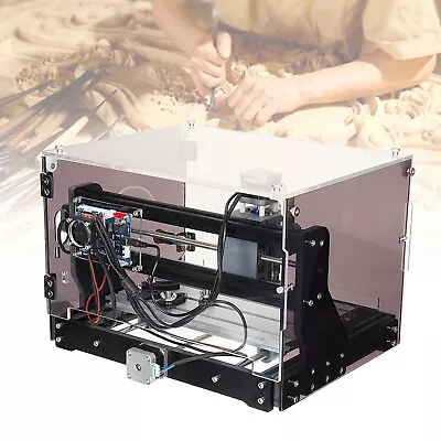 Buy CNC Router Machine 3018-SE V2 3-Axis Engraving Cutter With Transparent Enclosure • 237.50$