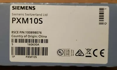 Buy Siemens PXM10S Operator Display For  Compact And Modular Controller -New In Box • 100$