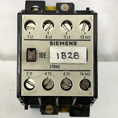 Buy Siemens 3 TB 40 10-0A 600VAC Contactor USA • 9.89$