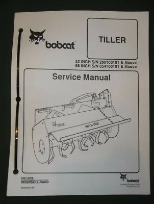 Buy Bobcat 52  & 68  Roto-tiller Shop Service Repair Workshop Manual 6900893 • 17.99$
