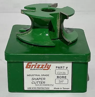 Buy Grizzly C2129 Shaper Cutter - Stair Tread Nose, 3/4  Bore • 39.99$