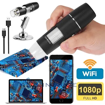 Buy 1000X Wireless Digital Microscope Handheld USB HD Inspection Camera Magnifier • 32.83$