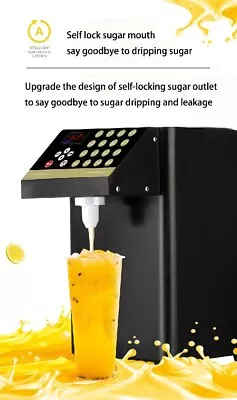 Buy 16 Grid Auto Fructose Quantitative Machine Commercial Milk Tea Shop Equipment • 260.23$