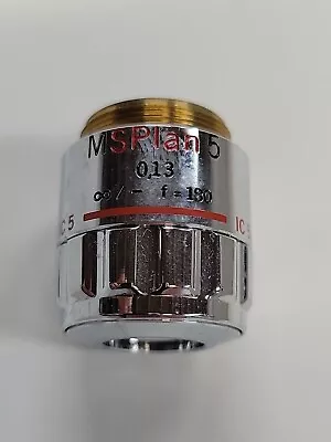 Buy Olympus IC5 MSPlan5 0.13 F 180 Microscope Objective Lens • 99.99$