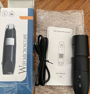 Buy Iwobac Digital Wi-Fi Microscope New Opened Box Connect To Computer Or App. • 20$