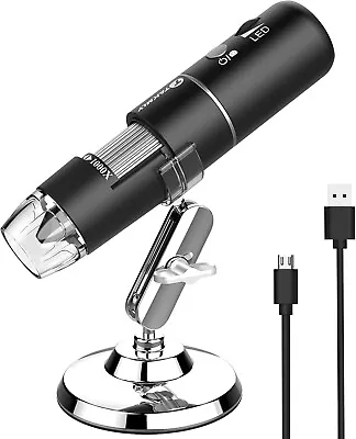 Buy Wireless Digital Smart Plastic Microscope - Black • 29.99$