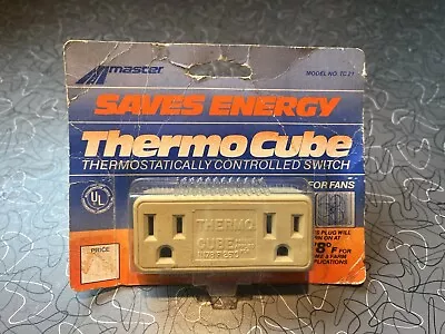 Buy Thermo Cube Thermostatically Controlled Switch Plug Adapter TC-21 For FANS 78F • 12.95$