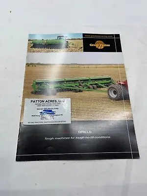 Buy Catalog For Great Plains For No-Till Drills • 10$