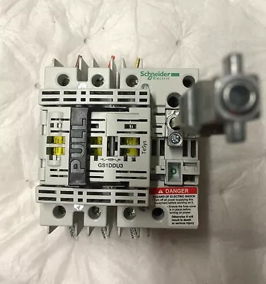 Buy Schneider Electric Disconnect Switch Fusible Pole GS1DDU3 TeSys 600V 50/60 Hz • 99$