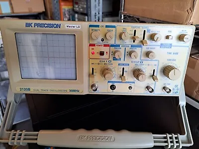 Buy BK Precision 2120B Analog Dual Trace Oscilloscope 30 MHz (FOR PARTS ONLY) • 95$