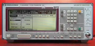 Buy Rohde & Schwarz SFQ (2072.5501.10) TV Test Transmitter 8317771007 W/ Opts • 8,347.50$