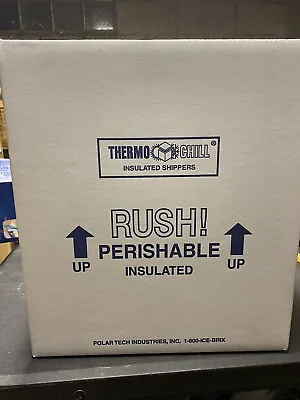 Buy 4- Thermo Chill Box & Insulated Shipping Cooler 12 X 12 X 9.5. 4 Pack Case Nib • 60$