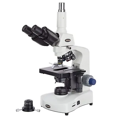 Buy AmScope 40X-2000X 3W LED Trinocular Compound Microscope, Darkfield / Brightfield • 452.99$