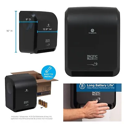 Buy Pacific Blue 8 Inch High Capacity Automated Touchless Paper Towel Dispenser • 59.99$