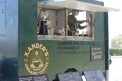 Buy Charming Coffee Trailer In San Diego W/Generator! Made In 2020, Fits Two People • 19,500$