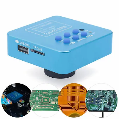 Buy Industrial Electronic Digital Video Microscope Full HD 1080P HDMI USB Blue • 76.95$