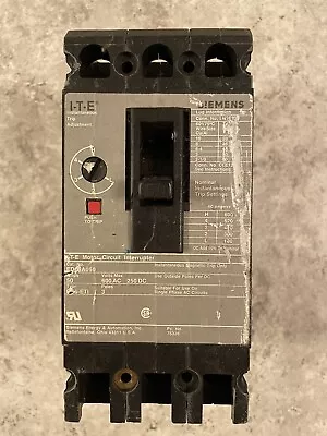Buy ITE SIEMENS ED63A50 3 Pole 50 Amp 600V Circuit Breaker With Lug Terminals • 75$