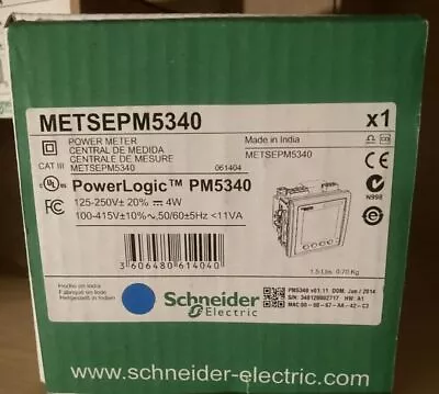 Buy Original New Schneider Electric METSEPM5340 Power Logic PM5340 Power Meter • 894$