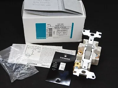 Buy NEW! Siemens SMFFO1 Manual Starter Kit 1 Pole Toggle Switch 277VAC 1HP 230VDC VN • 13.99$