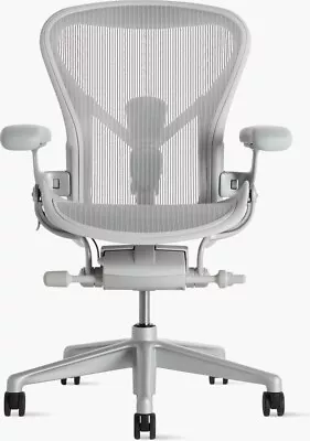 Buy Herman Miller Aeron Chair - Size  A   Mineral Open Box • 899.11$