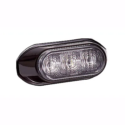 Buy Amber LED Clear Lens (3 LED) Strobe Warning Light  PETERBILT FREIGHTLINER KW • 38$