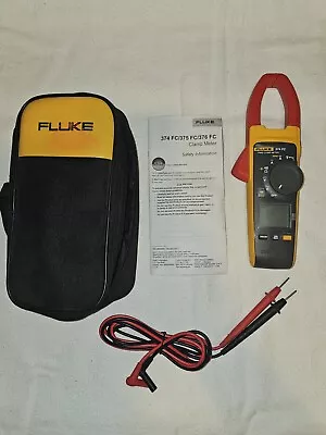Buy FLUKE 374 FC TRUE RMS AC/DC Clamp Meter Wireless - Barely Used Likenew Condition • 199$