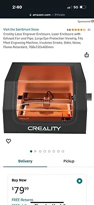 Buy Creality Laser Engraver Enclosure Laser Engraving Machine Protective • 49.99$