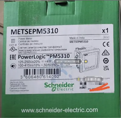 Buy Brand New METSEPM5310 For Schneider ELECTRIC PowerLogic Power Meter In Box 1PC • 624$