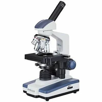Buy AmScope M620C 40X-2500X LED Monocular Compound Microscope With 3D Stage • 169.35$