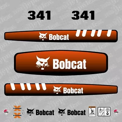 Buy Bobcat 341 - Excavator Decal Aufkleber Sticker Adesivo Set • 110$