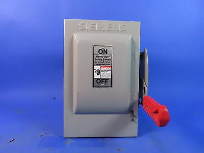 Buy Siemens Disconnect Switch Hnf361 30a 600v 3p Nonfusible 1year Warranty • 39.99$