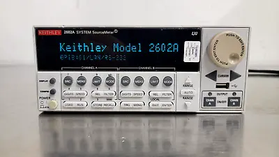Buy Keithley 2602A Dual-channel System SourceMeter  ( Calibrated 11-2021 ) • 5,999.99$