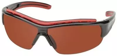 Buy Delta Plus RSG300 Series Safety Glasses Black/Red Frame Blue Block Copper Lens • 12.49$