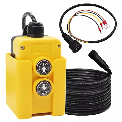 Buy Dump Trailer Remote Control 4 Wire 12V Switch For Hydraulic Pump Power Unit • 32.99$