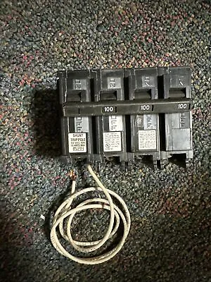 Buy One  SIEMENS Q310000S01 3 Pole 100 Amp Circuit Breaker With Shunt Trip • 75$