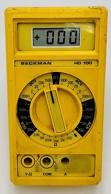 Buy Beckman Industrial Multi Meter Hd100 Replacement Unit Only Works Great • 39.99$