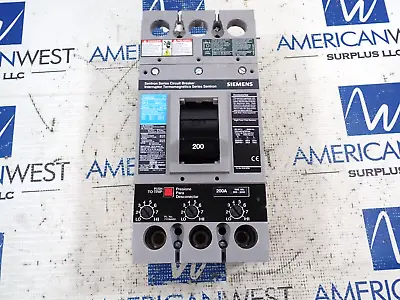 Buy Siemens FXD63B200 200 Amp 600V 3 Pole FXD6-A Circuit Breaker Tested • 589$