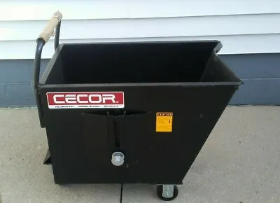 Buy CECOR METAL DUMPSTER CART ON WHEELS 800 Cap ((AS IS)) Pick Up TROY OHIO • 330$