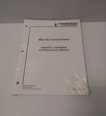 Buy Siemens/Cerberus/Pyrotronics MXL-IQ Control Panel Instruction Manual • 24.99$