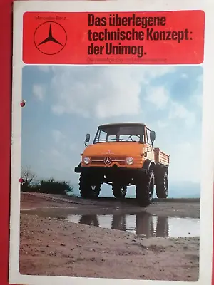 Buy UNIMOG Mercedes MB-trac Original Brochure Truck Bulldog Tug Classic Car • 2.81$