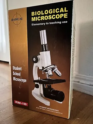 Buy Radical RM-1B Student Microscope W/ LED And Slide Kit - Brand New, Never Opened • 39$
