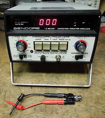 Buy Sencore Z Meter Capacitor-Inductor Analyzer Model LC53, Tested And Ready To Use. • 350$